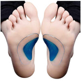 Silicone Gel Orthopedic Arch Support Pad for Heel Pain, Plantar Fasciitis & Flat Feet, Pair