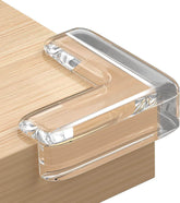 Transparent Silicone Corner Protector for Furniture | Baby Proofing Edge & Corner Guards (Pack of 4)