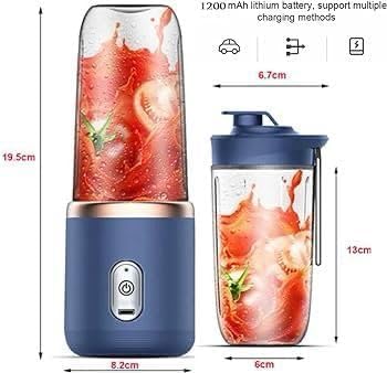 Ultimate Portable USB Blender 6 blade – Fresh Smoothies Anytime, Anywhere (400ML)