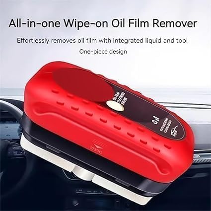 Automotive Oil Film Cleaning Brush & Glass Cleaning Board – Powerful Windshield Oil Film Remover for Clearer Vision