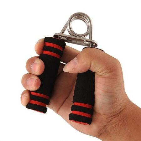 Hand Grip Strengthener - Adjustable Grip Training Tool for Forearm, Hand, and Finger Strength (Free Size, Black)