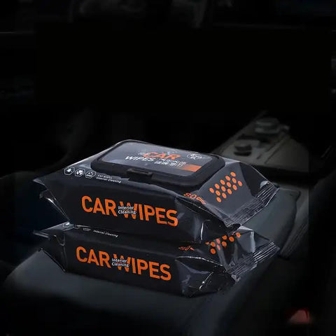 Car Cleaning Wipes 80 Pcs – Wet Tissue Paper for Full Interior & Exterior Car Care