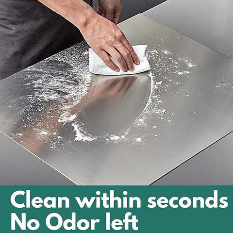 Stainless Steel Chopping Board (35x31cm) – Durable, Non-Slip, Easy-to-Clean Kitchen Prep Surface