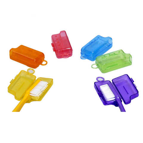 Anti-Bacterial Hygiene Caps for Toothbrush (Pack of 2) – Protects Bristles from Germs & Bacteria, Multicolour