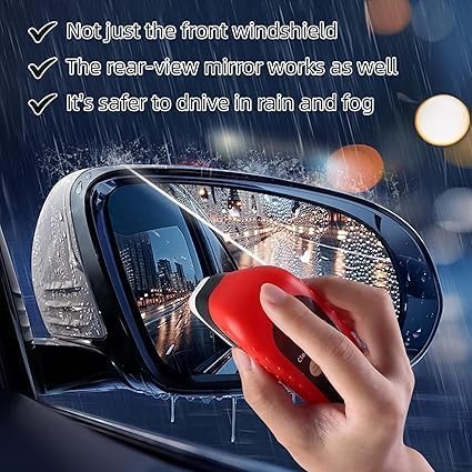 Automotive Oil Film Cleaning Brush & Glass Cleaning Board – Powerful Windshield Oil Film Remover for Clearer Vision
