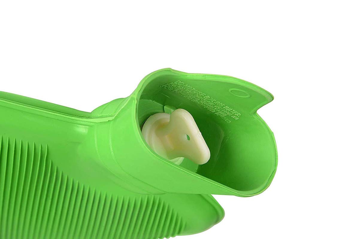 Hot Water Bag (1000 ML) Non-Electric Rubber Bottle for Pain Relief | Hot Water Bag for Period Cramps |