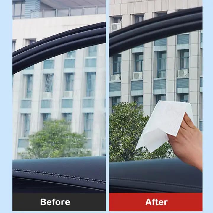 Car Cleaning Wipes 80 Pcs – Wet Tissue Paper for Full Interior & Exterior Car Care