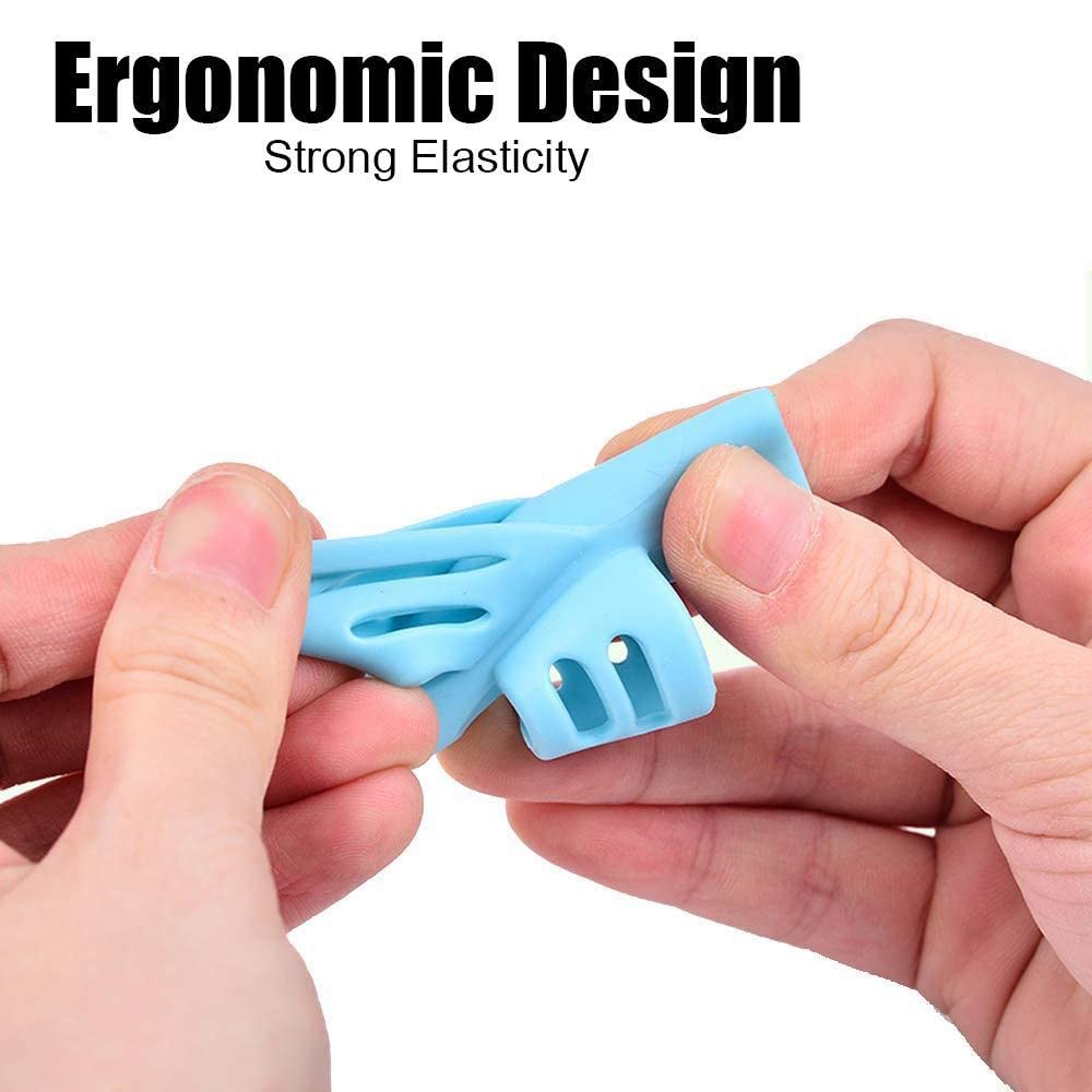 3Pcs Pencil Holder Set – Finger Grip for Kids, Perfect for Handwriting Beginners (Ages 3+), Multi-Color