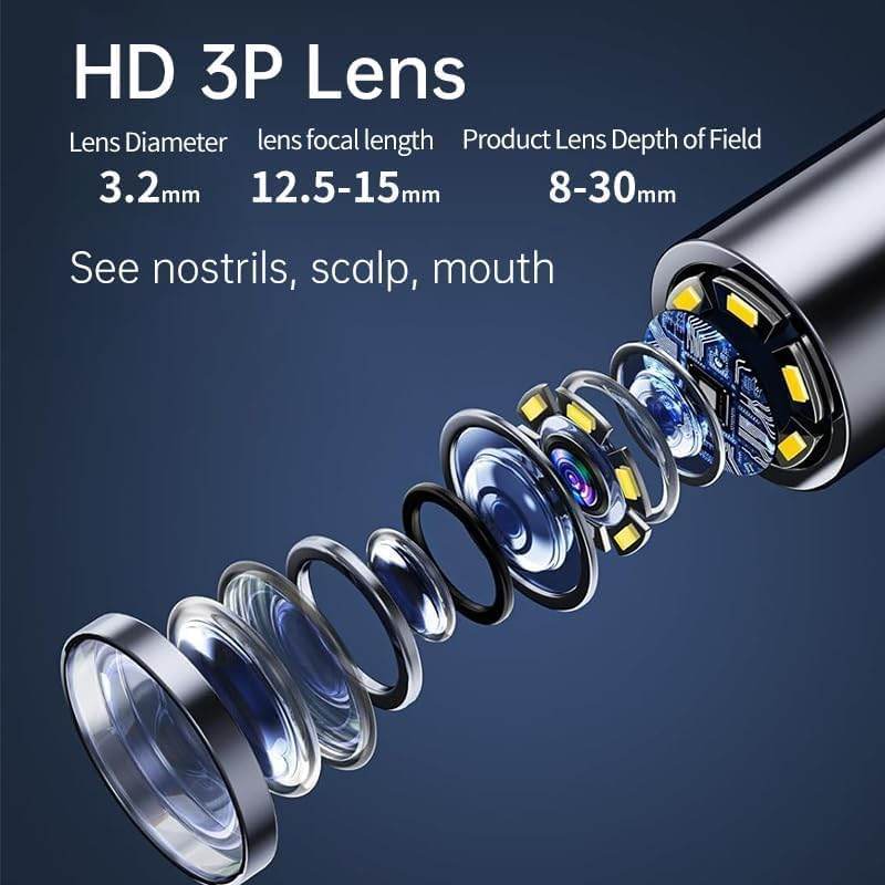 Smart HD Ear Cleaner with Camera – Wireless Otoscope Wax Removal Tool for Baby & Adults (iOS & Android Compatible