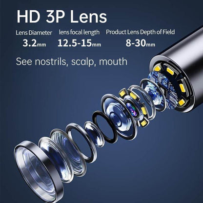 Smart HD Ear Cleaner with Camera – Wireless Otoscope Wax Removal Tool for Baby & Adults (iOS & Android Compatible