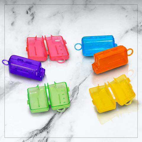 Anti-Bacterial Hygiene Caps for Toothbrush (Pack of 2) – Protects Bristles from Germs & Bacteria, Multicolour