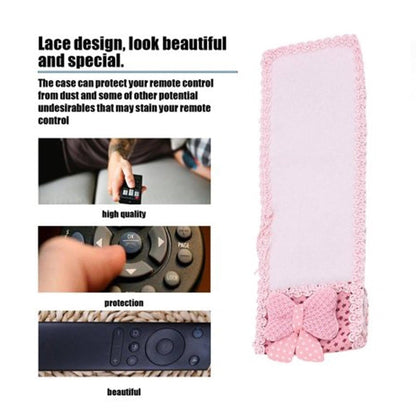 3Pc Remote Cover Set – Bow Knot Dust Covers for TV, AC, DTH, D2H, and More