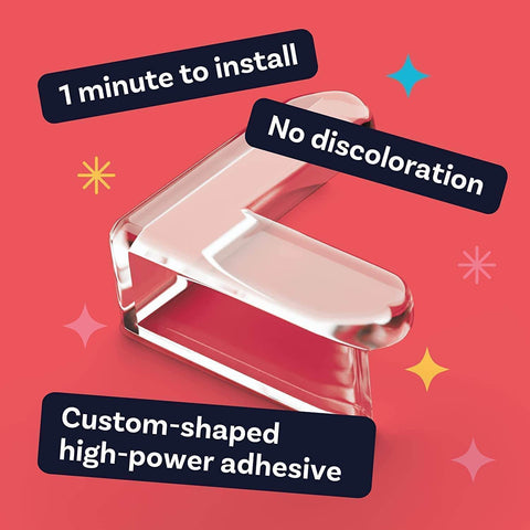 Transparent Silicone Corner Protector for Furniture | Baby Proofing Edge & Corner Guards (Pack of 4)