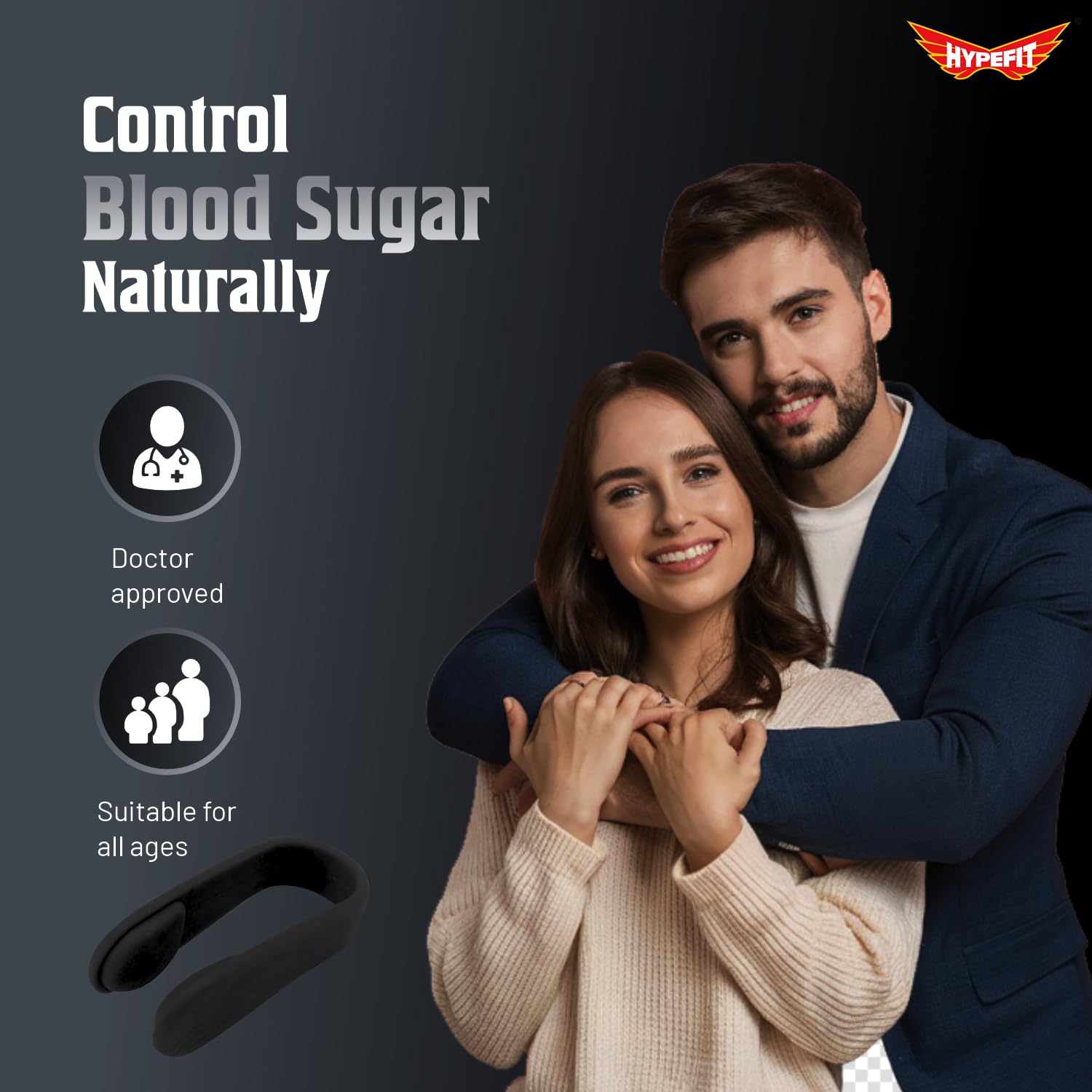 Buy 1 Get 1 Free Acupressure Clip for Diabetics, Sugar Control Hand Clip, Li4 Acupressure Point Therapy