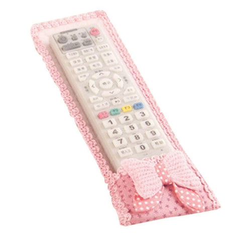 3Pc Remote Cover Set – Bow Knot Dust Covers for TV, AC, DTH, D2H, and More