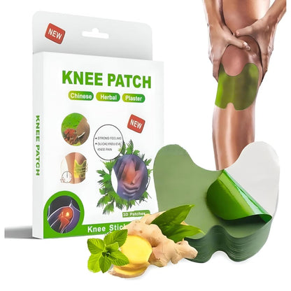 Herbal Knee Pain Relief Patch – Natural Chinese Heating Pads for Joint, Muscle & Arthritis Pain – Quick Relief Plaster for Back, Knee & Body Aches