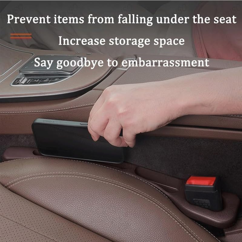Universal Car Seat Gap Filler – Clutter-Free & Organized Rides! Made in India (2 pcs set)🚗✨