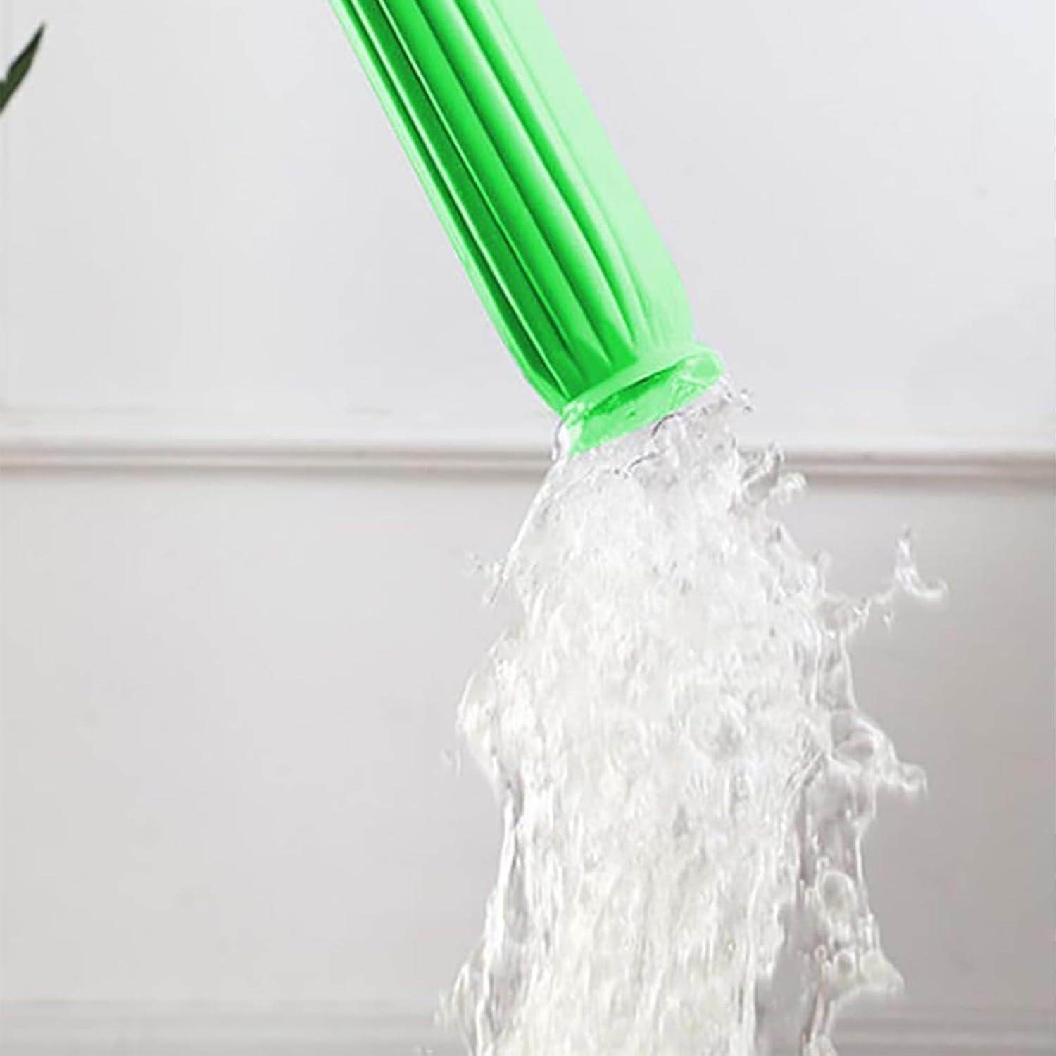 2 in 1 Dehydrated Floor Cleaning Mop || Self-Wringing Floor Mop || 360 Rotatable Adjustable Cleaning Mop, || Microfiber Mop Wet and Dry for Bathroom/Offfice/Home/Outdoor (Green)