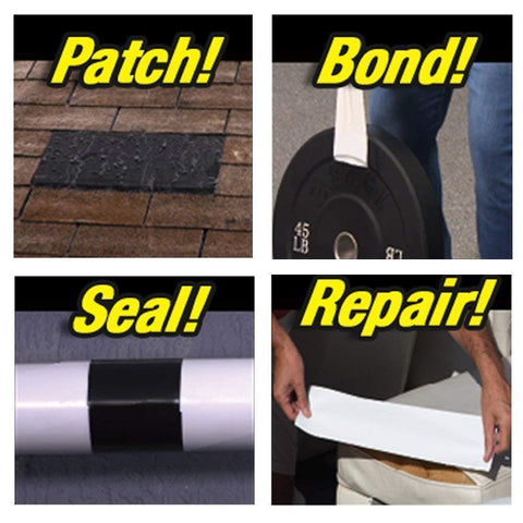 Flex Tape - Strong Rubberized Waterproof Sealant Tape for Roof Leaks, Surface Cracks, and Water Tank Repairs