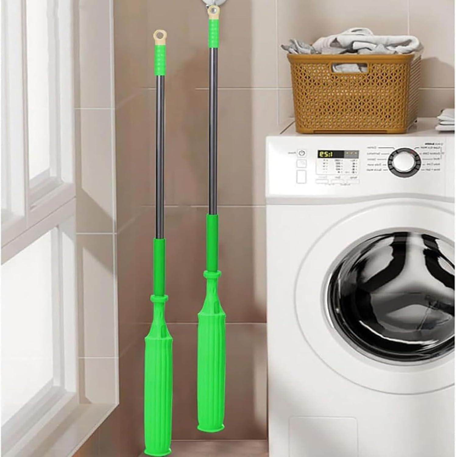 2 in 1 Dehydrated Floor Cleaning Mop || Self-Wringing Floor Mop || 360 Rotatable Adjustable Cleaning Mop, || Microfiber Mop Wet and Dry for Bathroom/Offfice/Home/Outdoor (Green)