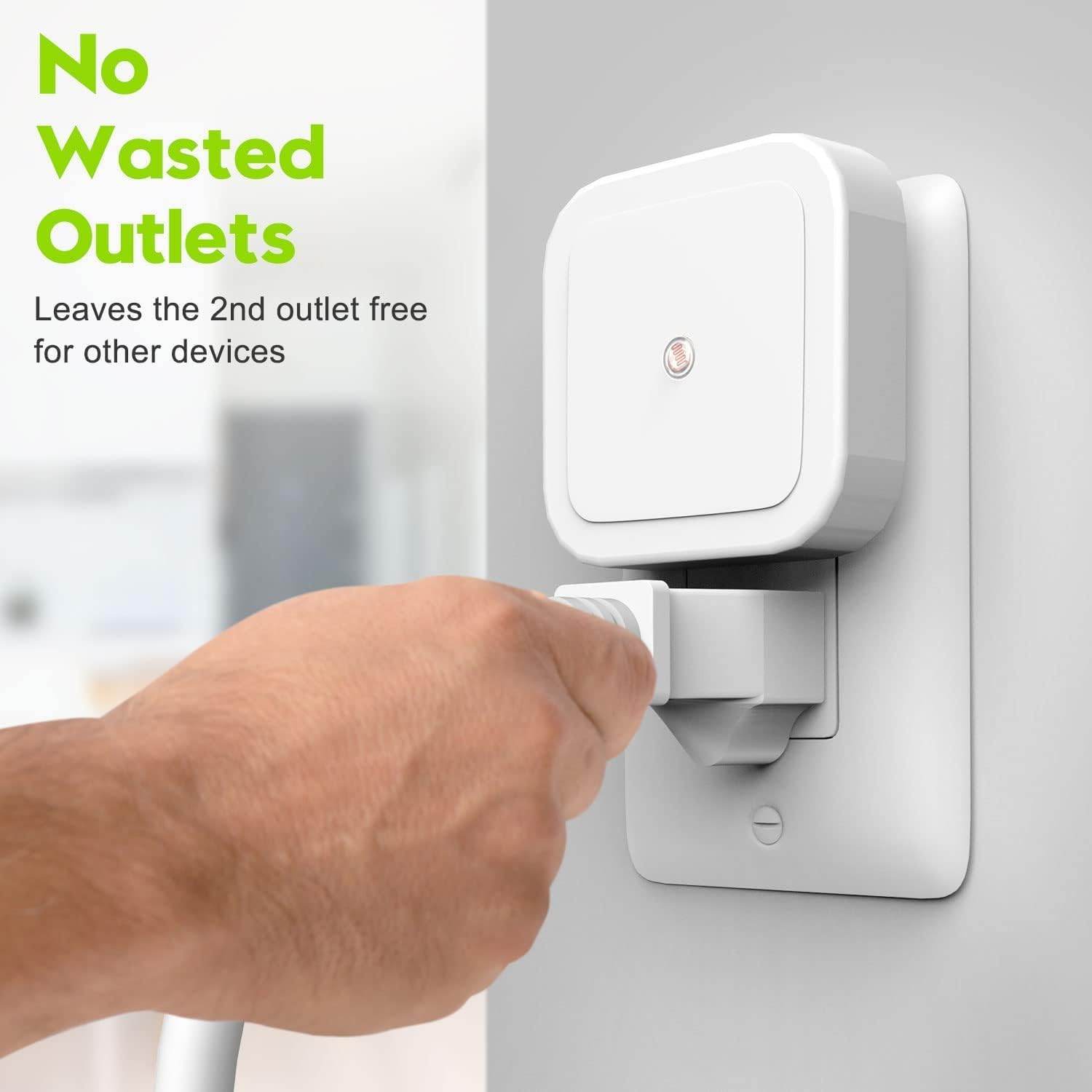 Smart Sensor Night Lamp with Automatic On/Off, Energy-Saving LED Light (0.5W) for Bedroom and Home