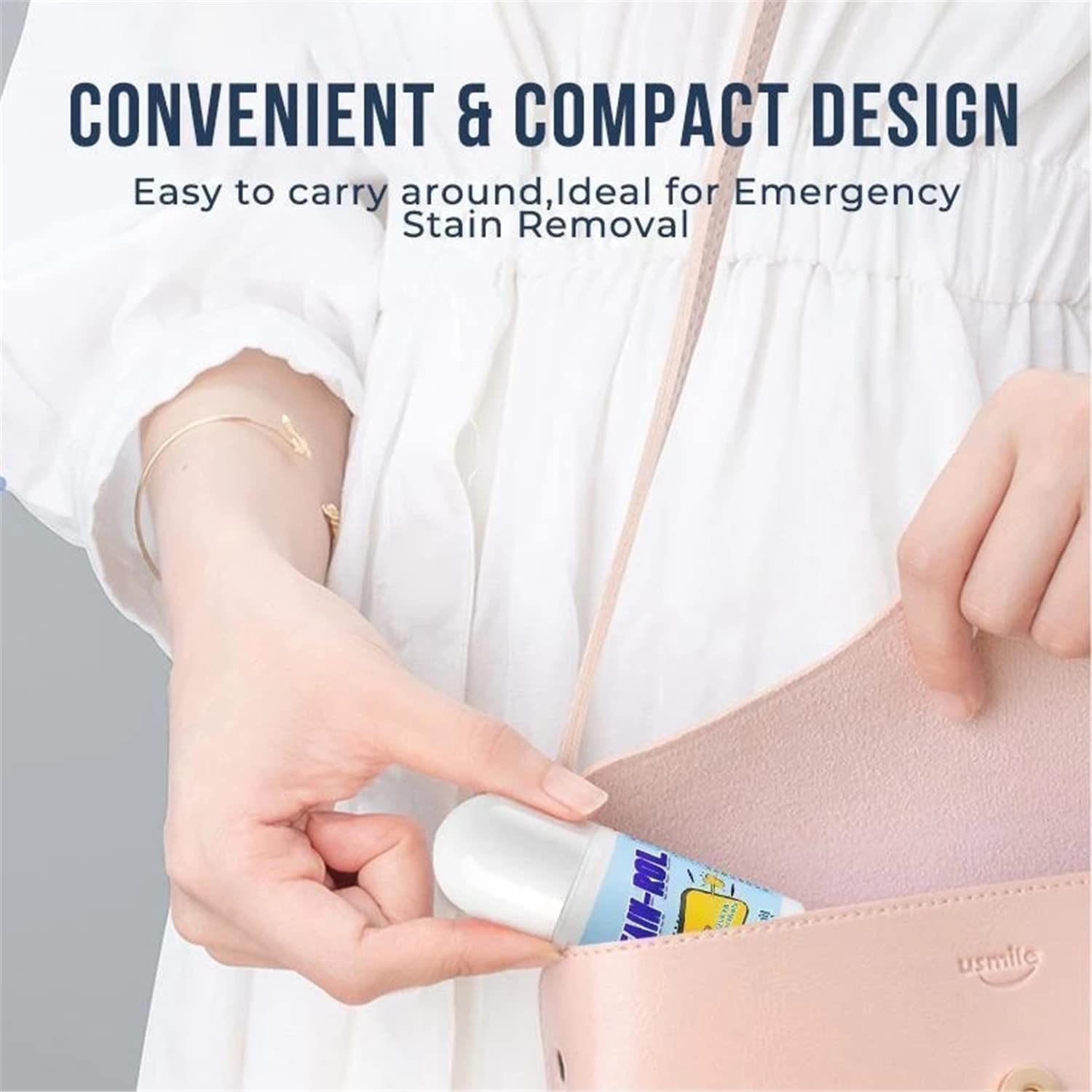 Instant Multi-Purpose Roll Bead Stain Remover for Clothes, pack - 1