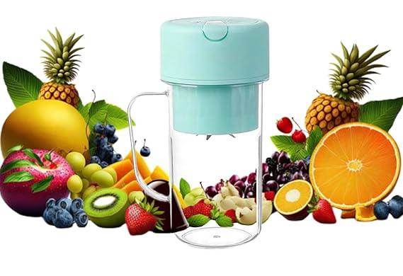 Gardino Juicer Mixer, straw-type juicing cup 4 Blade Smoothie Maker & Portable Electric USB Juice Maker, Rechargeable Bottle & Portable Fruit Blender Maker Protein Shaker