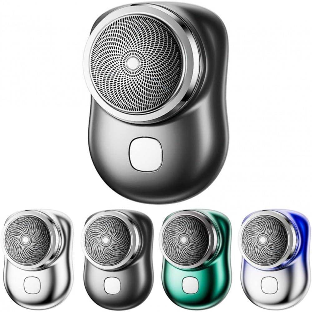 Mini Electric Razor - Rechargeable and Tailored for Simple One-Button Use, Ensuring Maximum Convenience Whether You're at Home, in the Car, or Exploring New Destinations