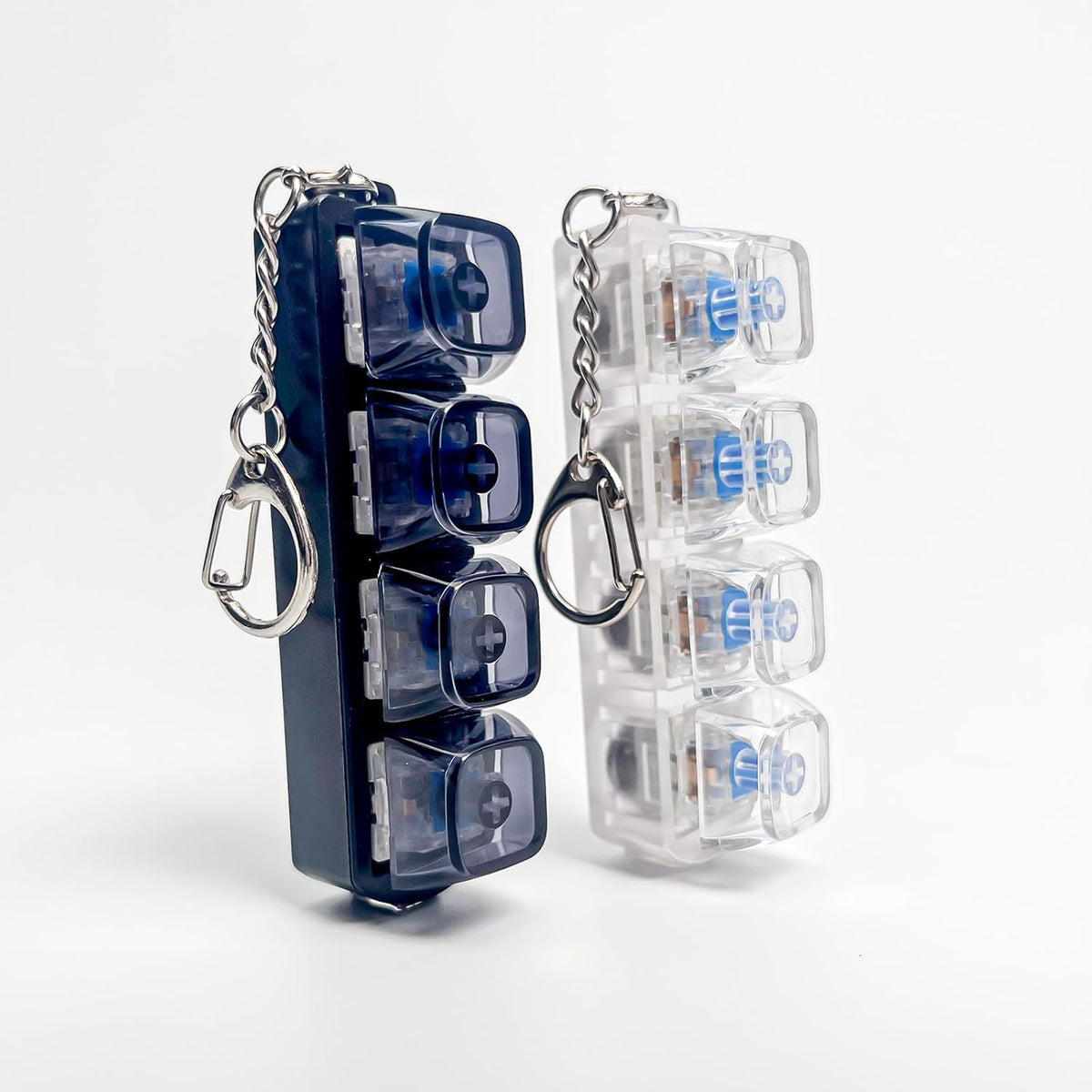 Keyboard Fidget Keychain | Mechanical Key Stress Relief Clicker | Portable Anxiety & Focus Toy