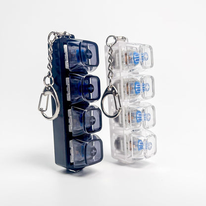 Keyboard Fidget Keychain | Mechanical Key Stress Relief Clicker | Portable Anxiety & Focus Toy
