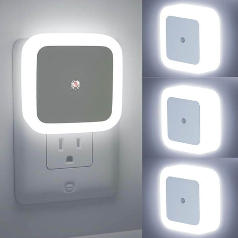 Smart Sensor Night Lamp with Automatic On/Off, Energy-Saving LED Light (0.5W) for Bedroom and Home