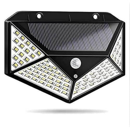 Solar Interaction Wall Lamp Solar Out Door Powered Motion Sensor Interaction Garden Wall 100 Led Lamp 3 Modes