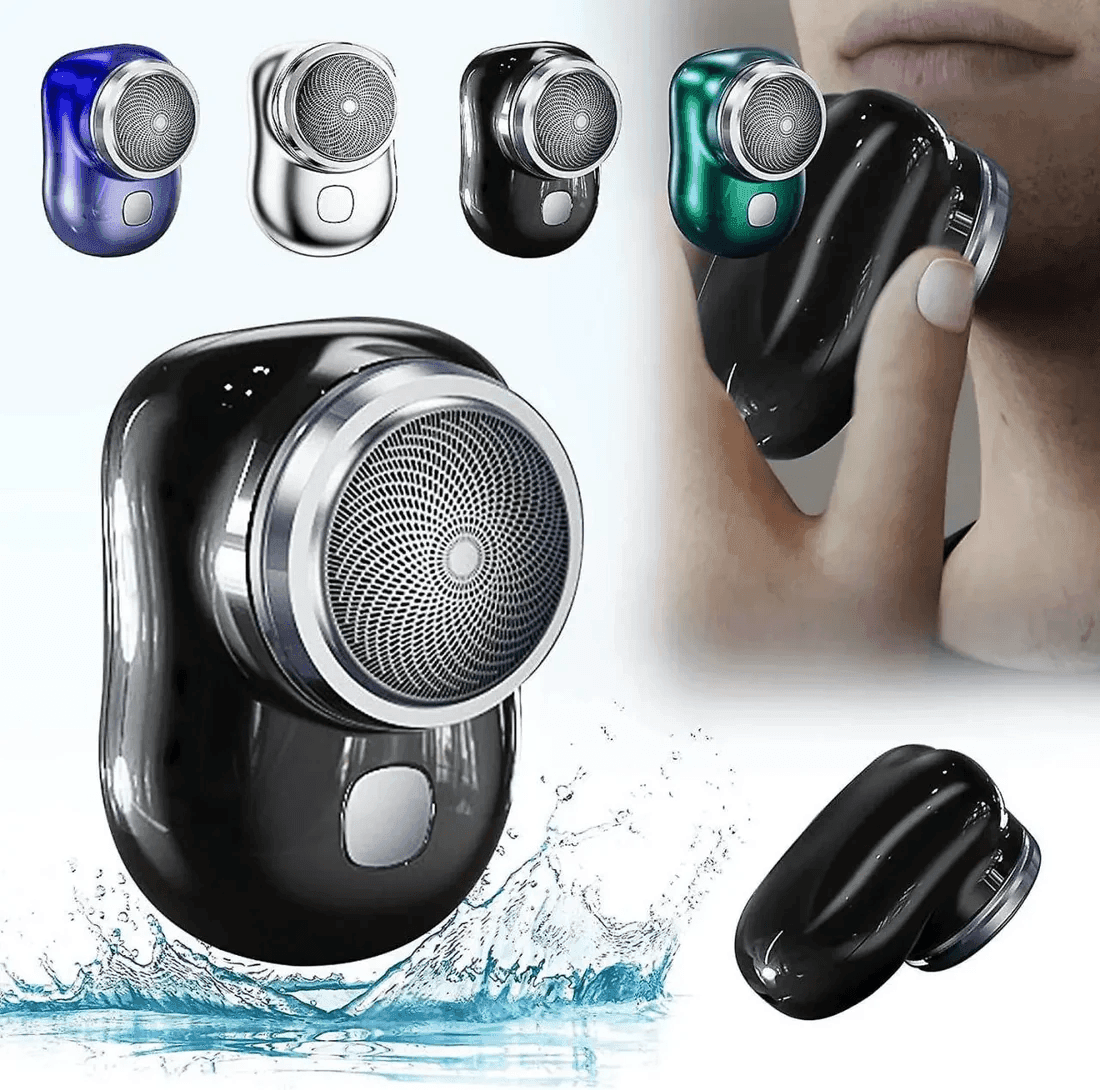 Mini Electric Razor - Rechargeable and Tailored for Simple One-Button Use, Ensuring Maximum Convenience Whether You're at Home, in the Car, or Exploring New Destinations