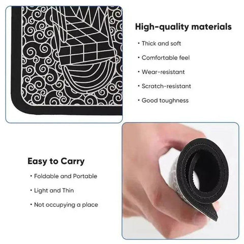 EMS Foot Massager | Portable Muscle Relaxation Mat for Pain Relief and Circulation Boost