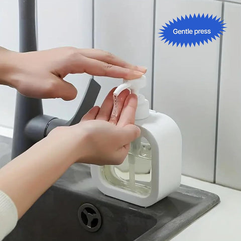 Reusable Liquid Soap Dispenser – Clear Plastic Bottle with Pump for Shampoo, Conditioner, Hand Wash & More