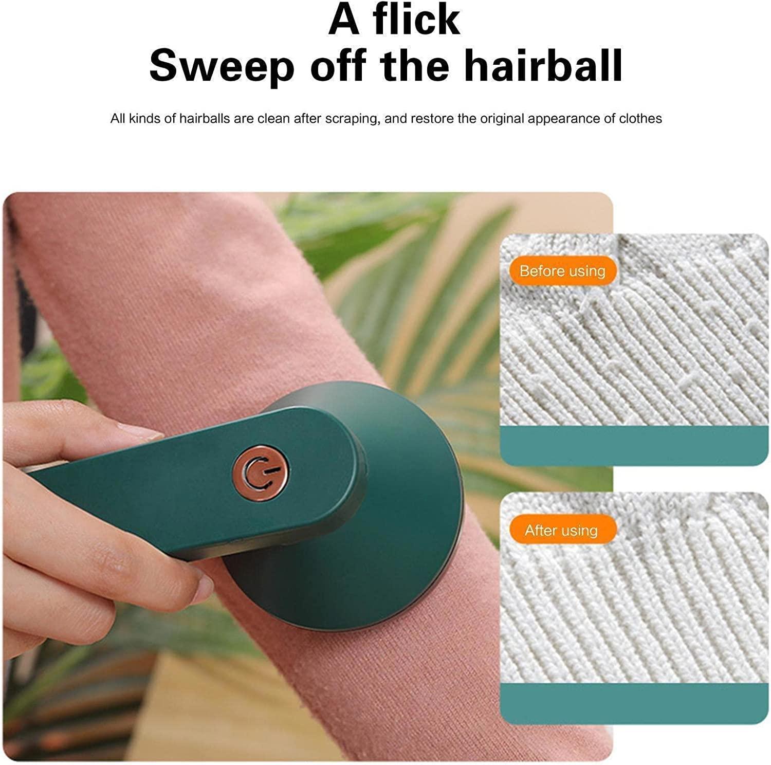 Fabric Shaver, Electric Lint Remover, USB Rechargeable Fabric Defuzzer, Reusable Cordless Sweater Shaver can be Used Anywhere, Bobling Remover for Clothes, Wool Pilling Lint Remover