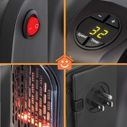 Electric Handy Heater|Wall-Outlet 400 Watts Electric Handy Room Heater