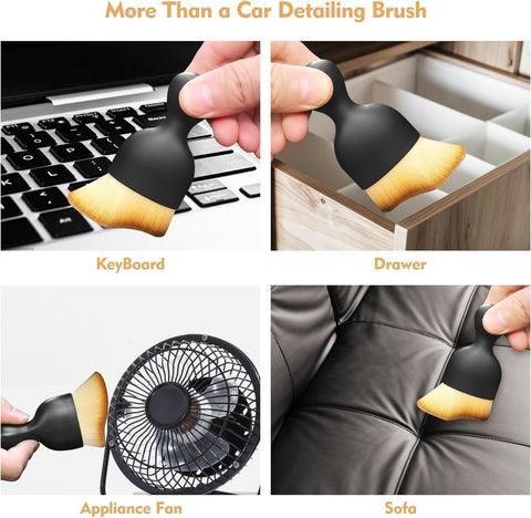 Multipurpose Cleaning Brush for Car Interior, AC Vents, Keyboard, and Gadgets
