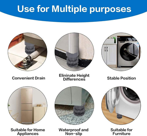 Anti-Vibration Pads for Washing Machine – Shock Absorber & Noise Cancelling Stand (400g)