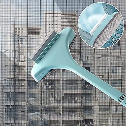 Multifunctional 2-in-1 Screen & Window Cleaning Brush with Extended Handle