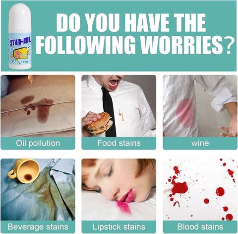 Instant Multi-Purpose Roll Bead Stain Remover for Clothes, pack - 1