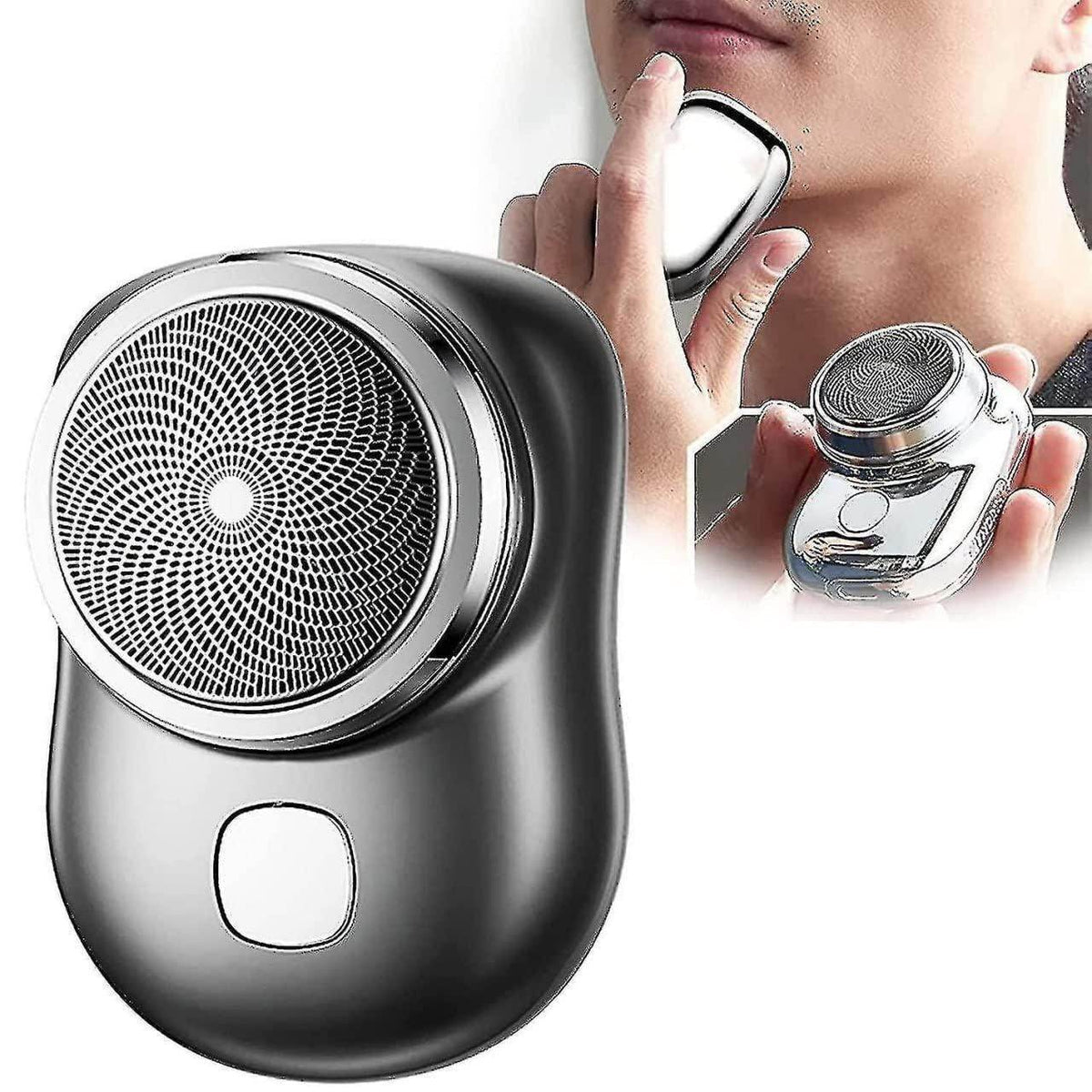 Mini Electric Razor - Rechargeable and Tailored for Simple One-Button Use, Ensuring Maximum Convenience Whether You're at Home, in the Car, or Exploring New Destinations