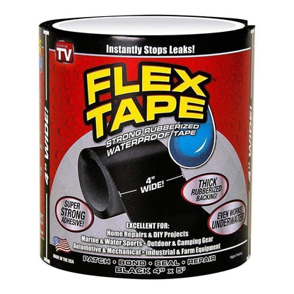 Flex Tape - Strong Rubberized Waterproof Sealant Tape for Roof Leaks, Surface Cracks, and Water Tank Repairs