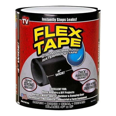 Flex Tape - Strong Rubberized Waterproof Sealant Tape for Roof Leaks, Surface Cracks, and Water Tank Repairs