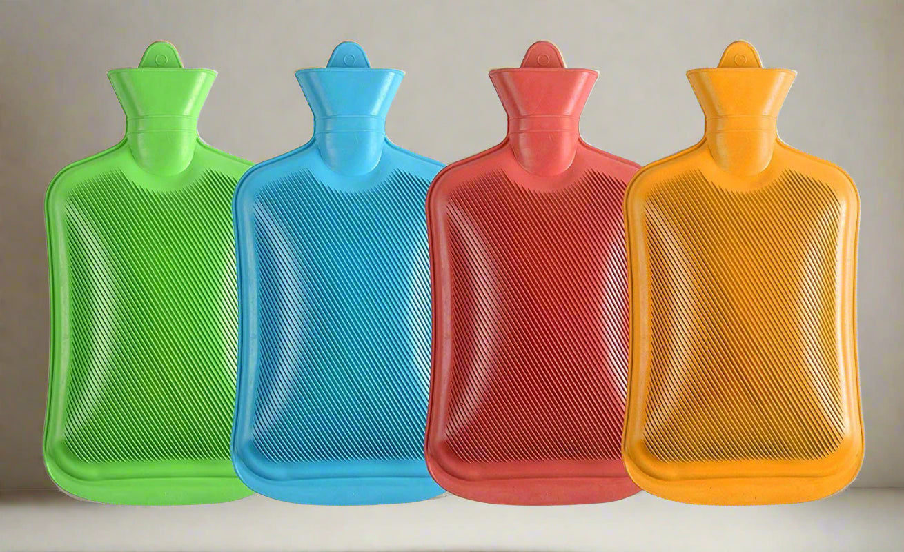 Hot Water Bag (1000 ML) Non-Electric Rubber Bottle for Pain Relief | Hot Water Bag for Period Cramps |