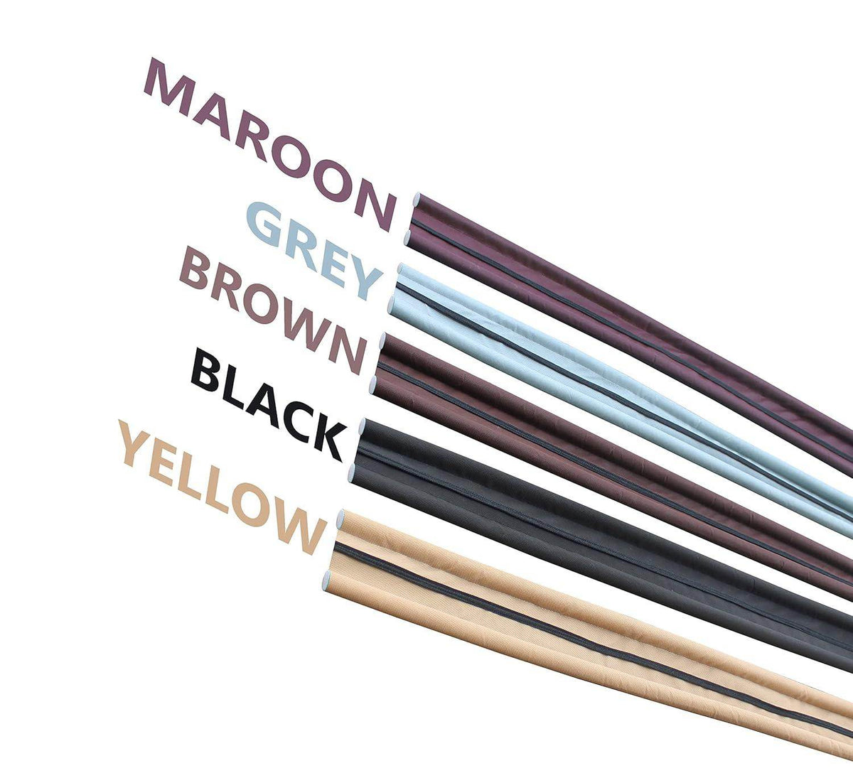 Gardino Door Bottom Sealing Guard for Home, Office, Hotel Reduce Noise, Insects, Wind Dust Weather from Outside Brown in Color Pack of 5