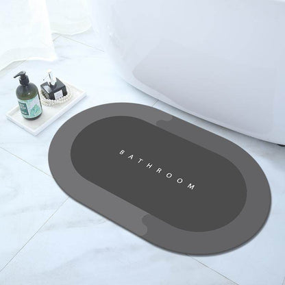 Bathroom Door Mat | Anti Slip Floor Mat For Home And Kitchen Rubber Foot Mat, Pack of 2