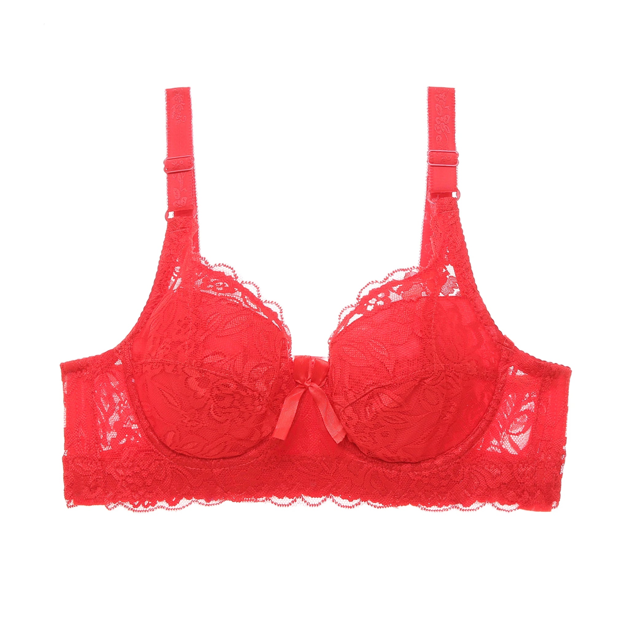 Bigger Bust Bra - Yellow Lace Design for Enhanced Support and Style Women's Bridal Support Without Padding Full Coverage Underwi