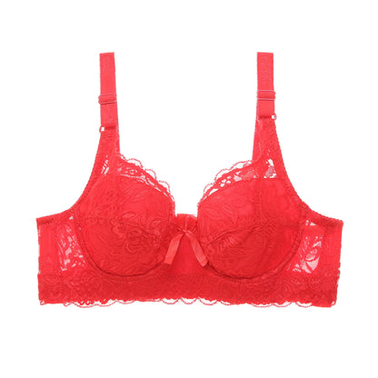 Bigger Bust Bra - Yellow Lace Design for Enhanced Support and Style Women's Bridal Support Without Padding Full Coverage Underwi