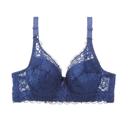 Bigger Bust Bra - Yellow Lace Design for Enhanced Support and Style Women's Bridal Support Without Padding Full Coverage Underwi
